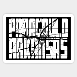 Paragould Arkansas Map Sticker